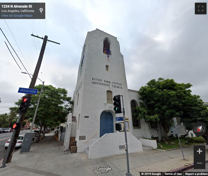 Google Street view of Echo Park United Methodist Church